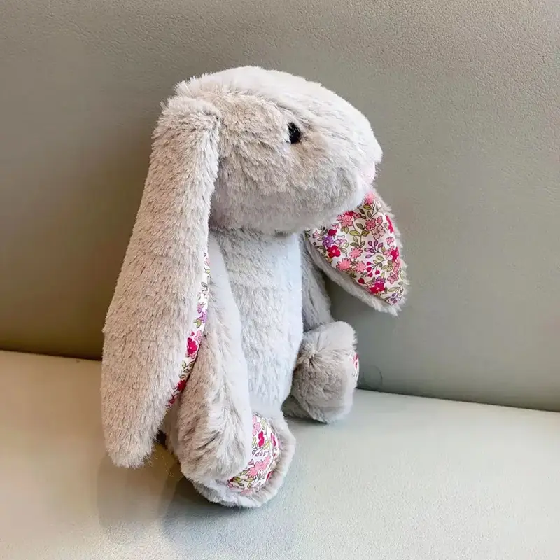Kuschelhase grau | Weiches Plüschtier für Kinder – Bimbino