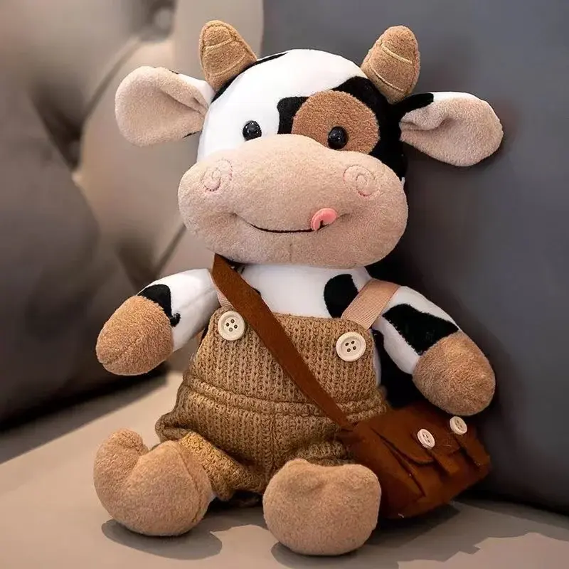 Kuscheltier Kuh mit Pullover | Weiches Plüschtier ab 1 – Bimbino
