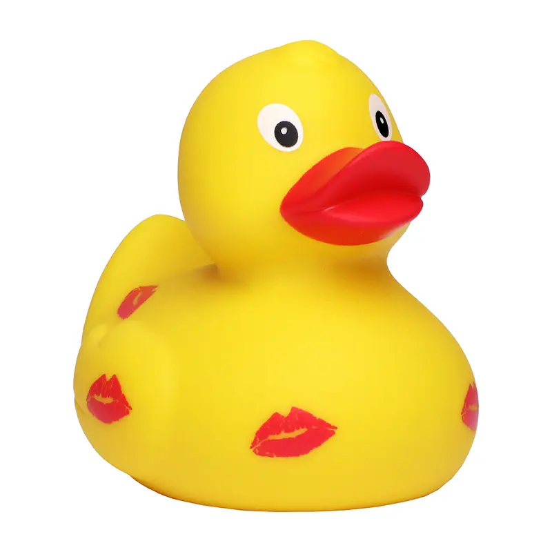 Kussmund Bussi Liebe Ente Badeente Quietscheente Schnabels