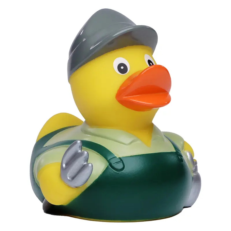 Landwirt Bauer Ente Badeente Quietscheente Schnabels