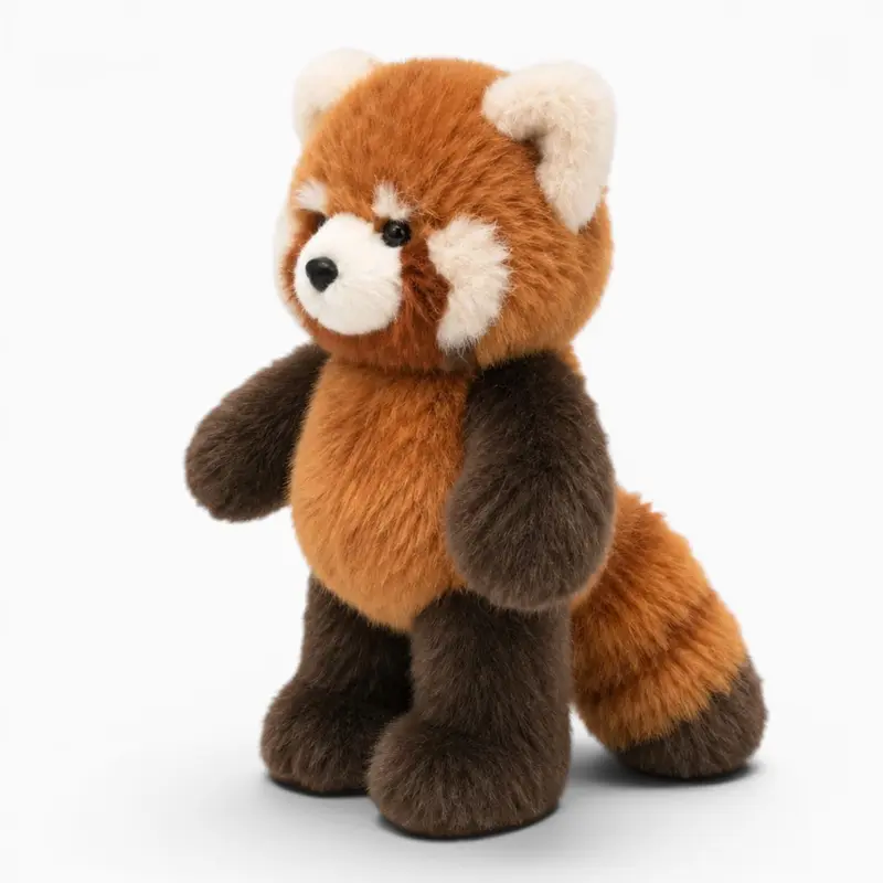 Laufender Roter Panda Kuscheltier