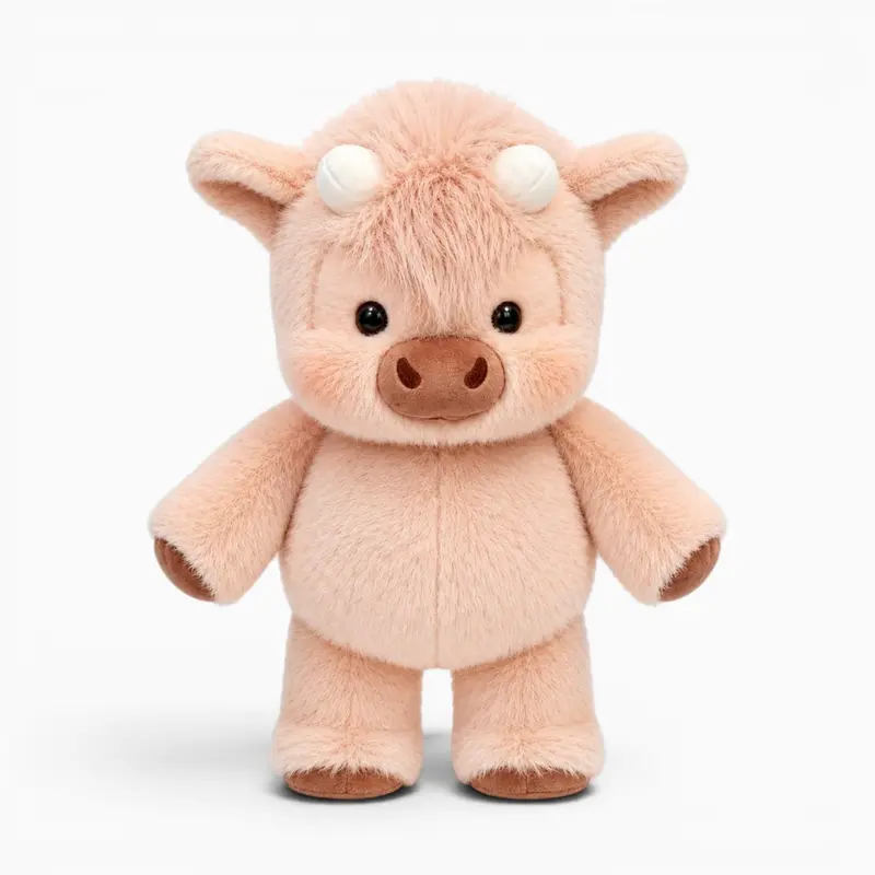 Laufendes Rosa Kuh Kuscheltier
