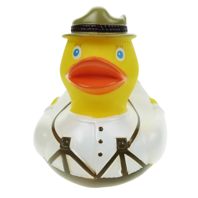 Lederhose Bierfest Bayern Tracht Badeente Quietscheente Factotum