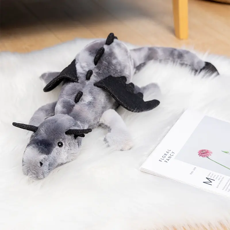 Liegender Drache Plüschtier 50 cm | Kuscheltier – Bimbino