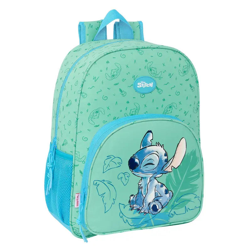 Lilo & Stitch „Aloha“ Schulrucksack, Türkis, 33 x 42 x 14 cm