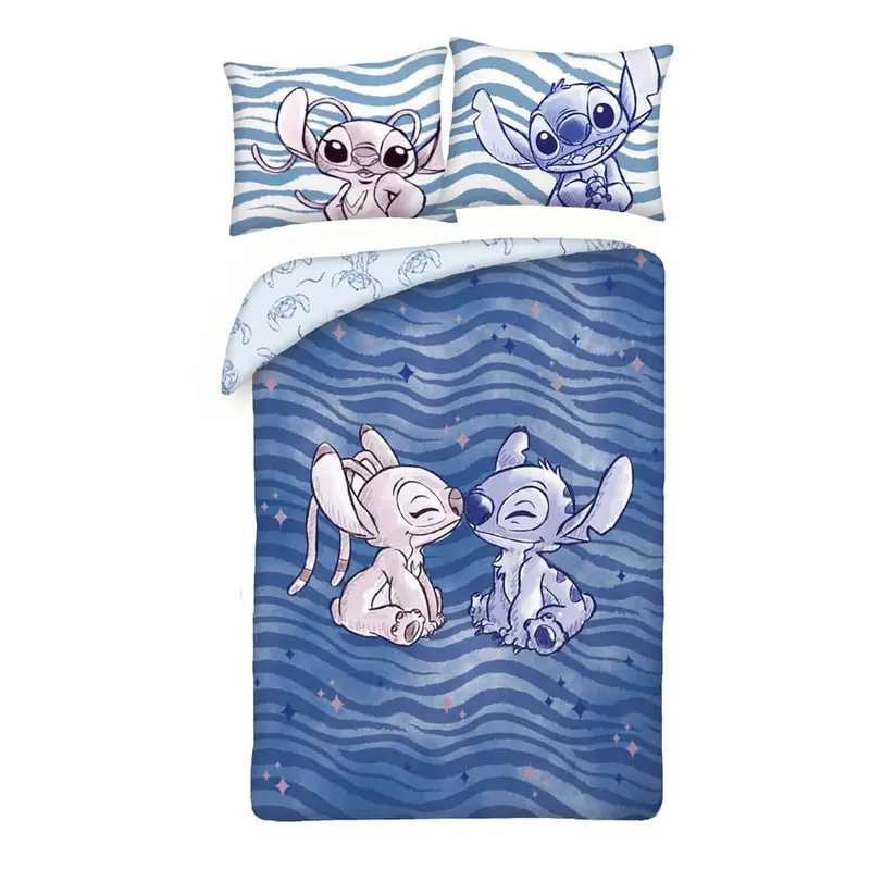 Lilo & Stitch Bettwäsche Stitch & Angel Waves 140 x 200 cm / 70 x 90 cm