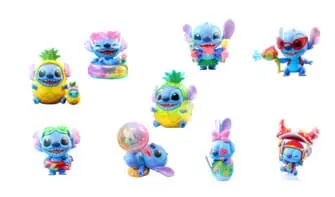 Lilo & Stitch Cosbi Minifiguren 8 cm Blind Box Display (8)