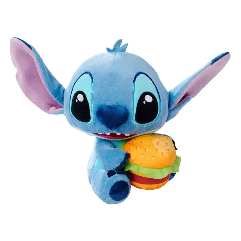 Lilo & Stitch Plüschfigur Stitch mit Burger 25 cm