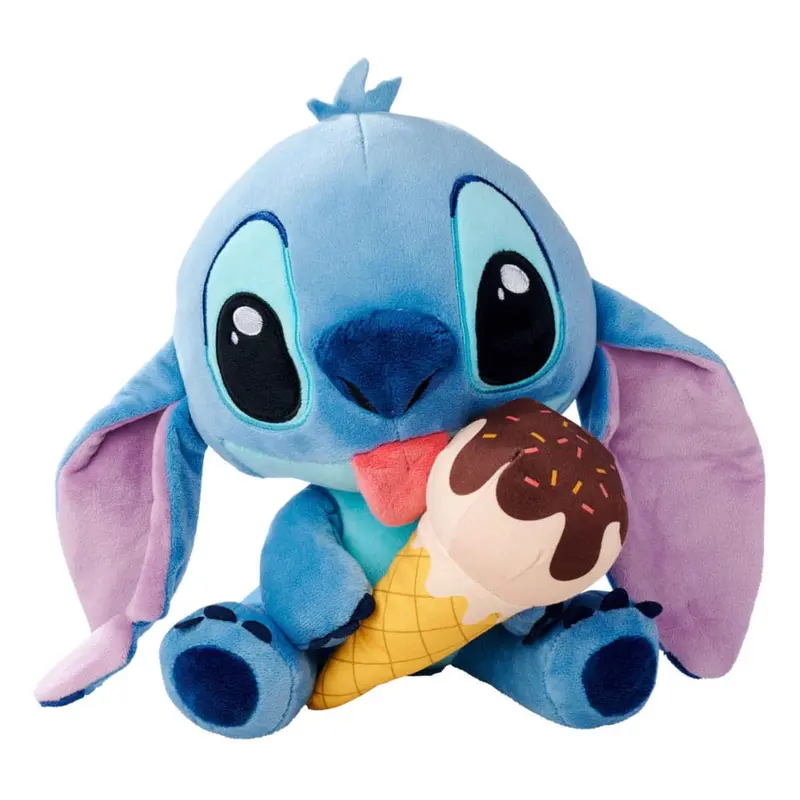 Lilo & Stitch Plüschfigur Stitch mit Eiscreme 25 cm