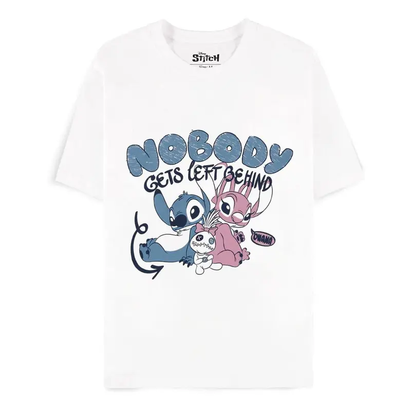 Lilo & Stitch T-Shirt Nobody Gets Left Behind Größe XL