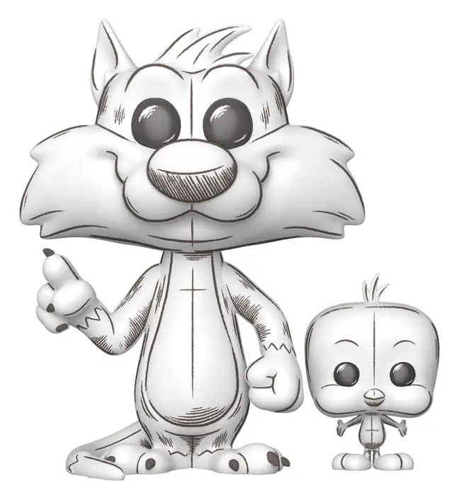 Looney Tunes POP!&Buddy Animation Vinyl Figur Sylvester&Tweety 9 cm