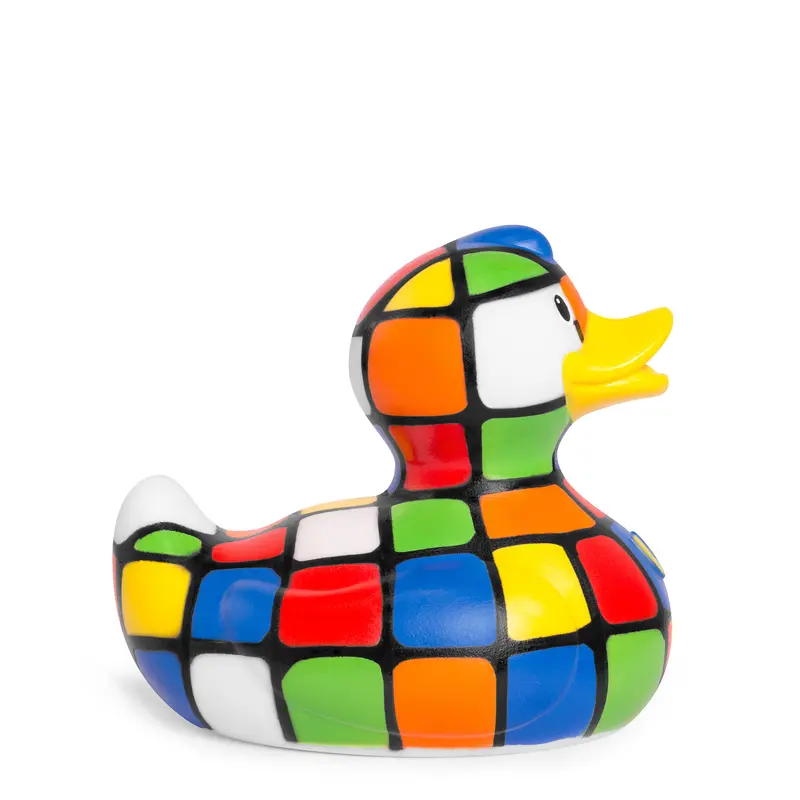 Luxury 80s Cube Zauberwürfel BUD Duck Badeente Quietscheente
