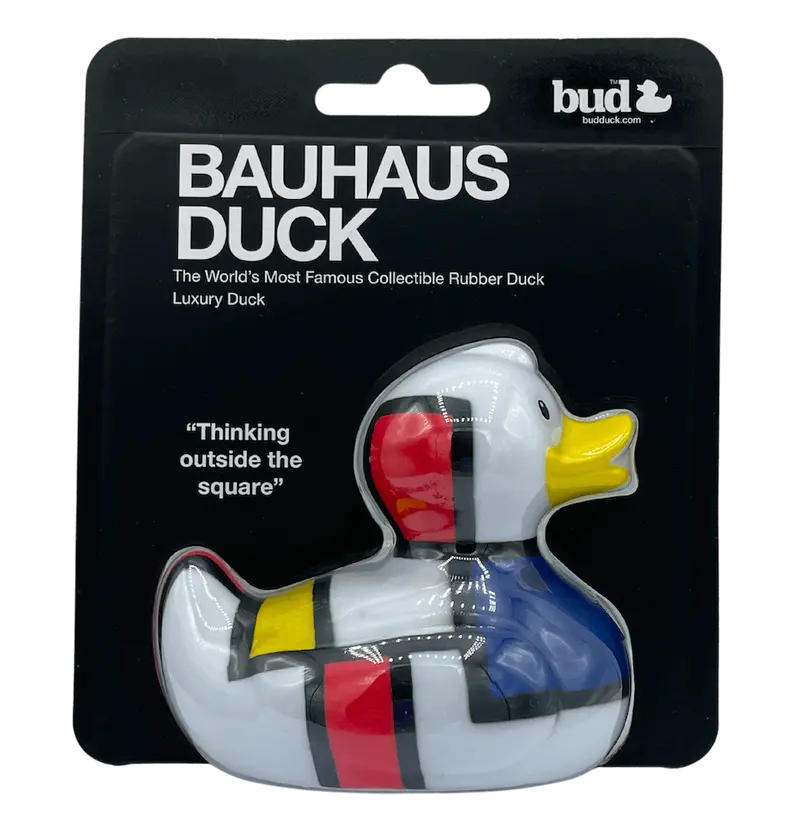 Luxury Bauhaus Architektur BUD Duck Badeente Quietscheente
