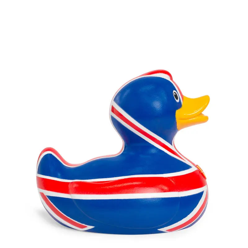 Luxury Brit Union Flag BUD Duck Badeente Quietscheente