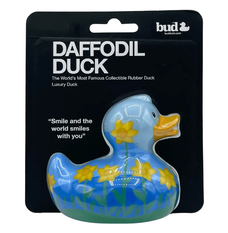 Luxury Daffodil Blumen BUD Duck Badeente Quietscheente