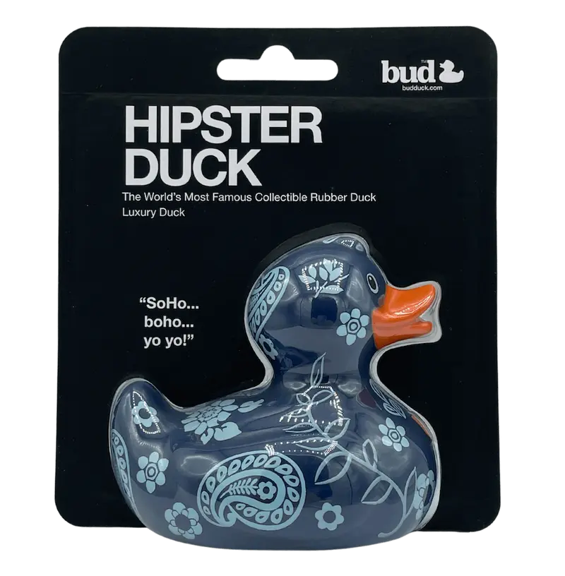 Luxury Hipster Boho BUD Duck Badeente Quietscheente