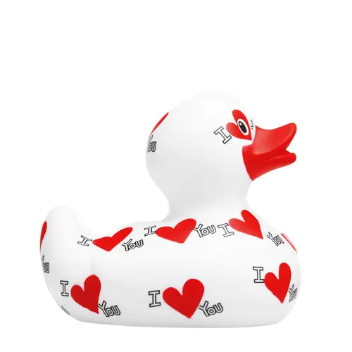Luxury I Love You BUD Duck Badeente Quietscheente