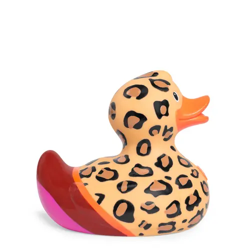 Luxury Lush Leopard BUD Duck Badeente Quietscheente