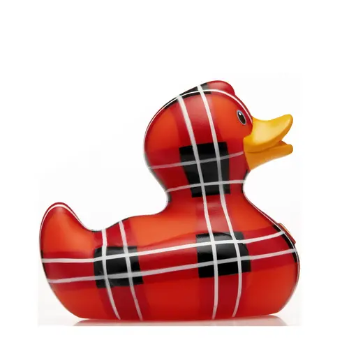 Luxury Mc Schottenkaro BUD Duck Badeente Quietscheente
