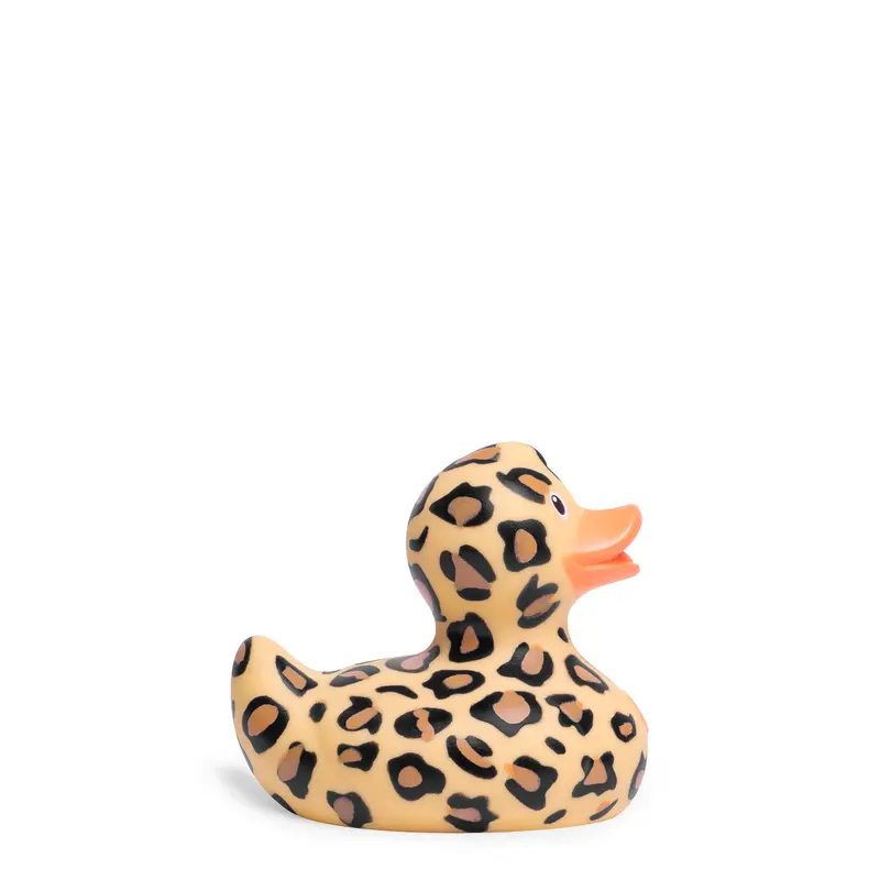 Luxury Mini Leopard BUD Duck Badeente Quietscheente