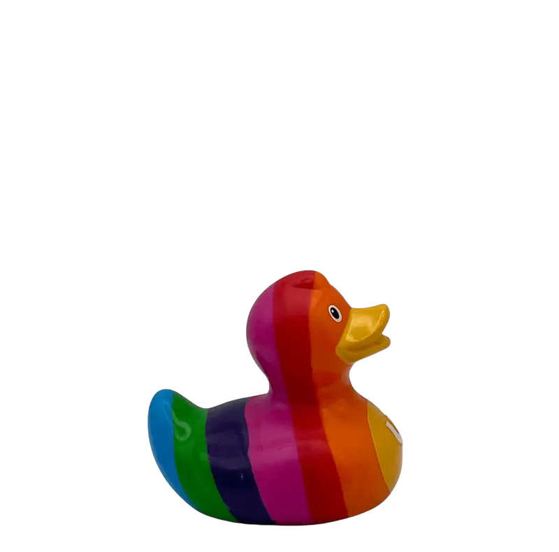 Luxury Mini Rainbow BUD Duck Badeente Quietscheente