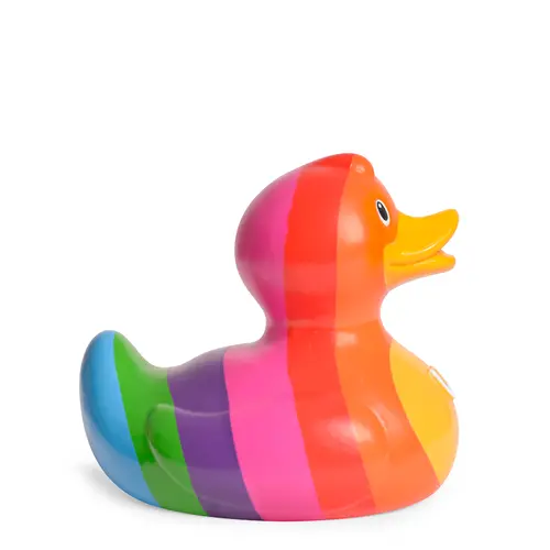 Luxury Rainbow BUD Duck Badeente Quietscheente
