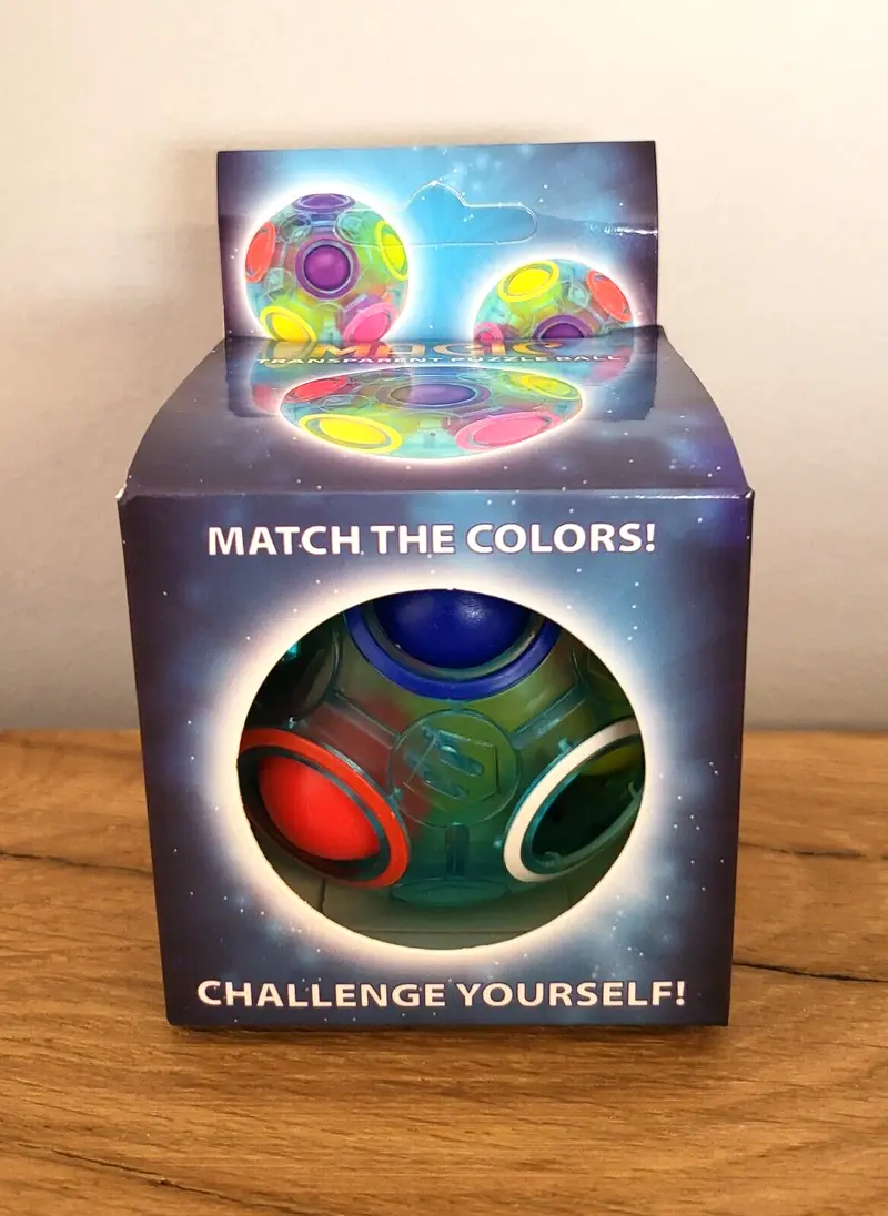 Magic Ball Zauberwürfel Stress Hand Kind Rainbow Spielzeug Fidget Geschenk
