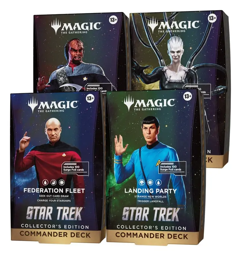 Magic the Gathering Star Trek Collector's Edition Commander-Decks Set (alle 4 Decks) - englisch - sofort verfügbar