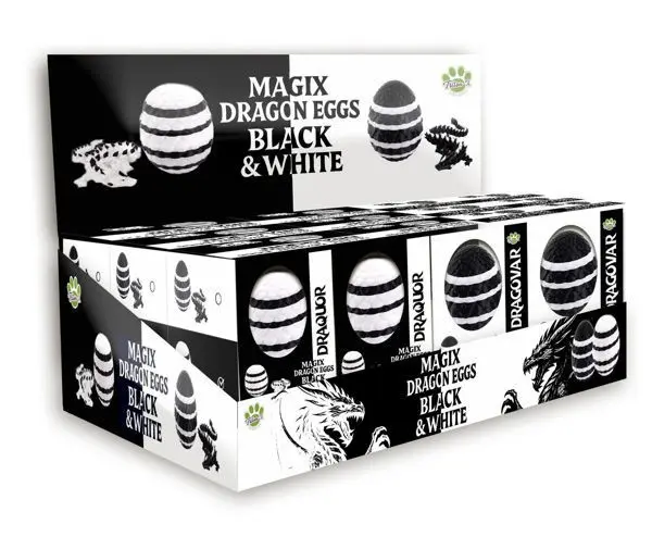 MagiX Dragon Eggs BLACK & WHITE