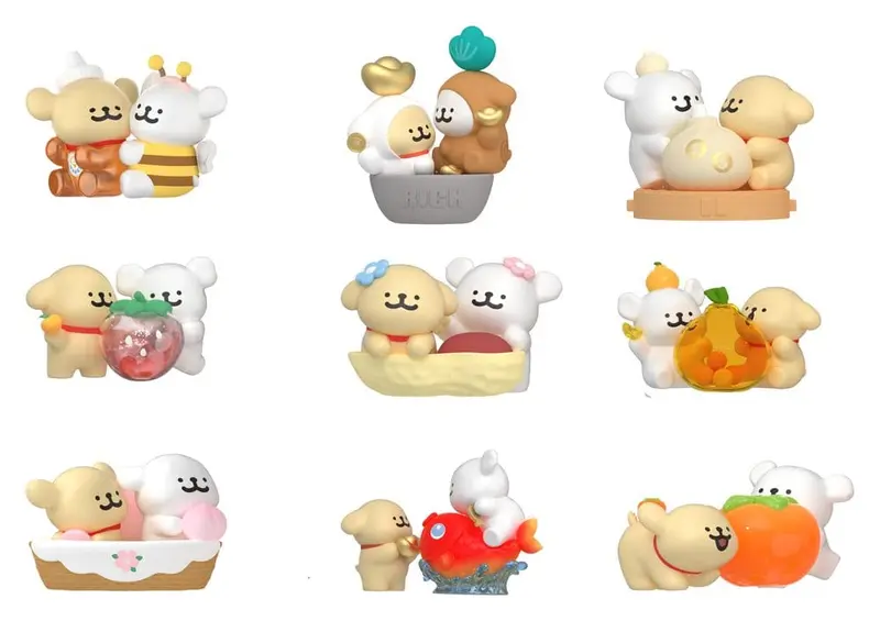 Maltese Blind Box Minifiguren Lucky Paws Series Display (8)