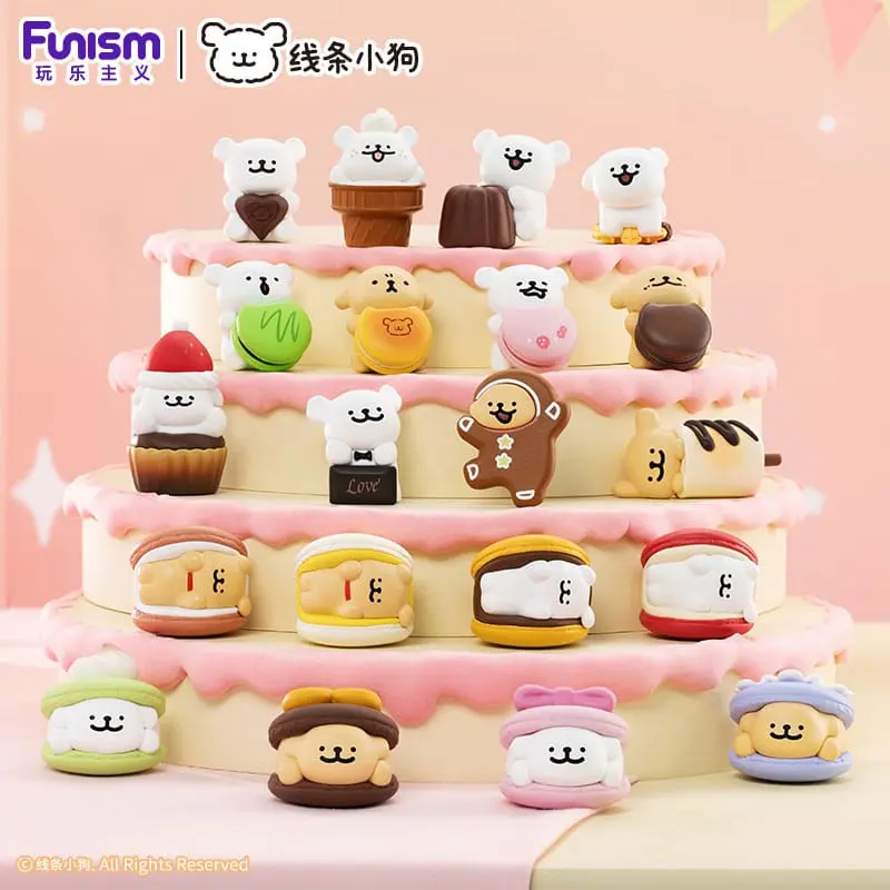 Maltese Sweet Box Series Minifiguren 3er-Pack Puppy Face 10 cm Display (6)