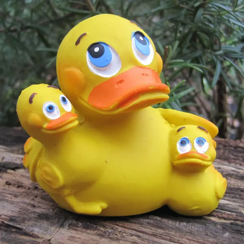 Mama Mutter Erzieherin Quietscheente Badeente Naturkautschuk Lanco