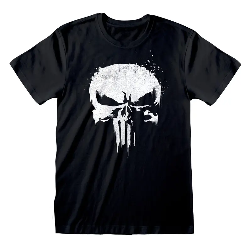 Marvel „Logo“ T-Shirt, Schwarz