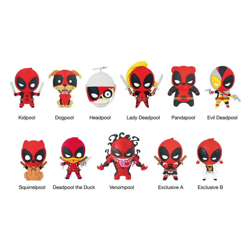 Marvel PVC-Taschenanhänger Deadpool Serie 3 - Blind Bag (1) - random selection - sofort lieferbar