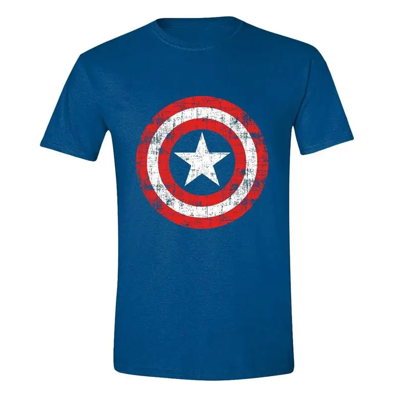 Marvel T-Shirt Captain America Cracked Shield