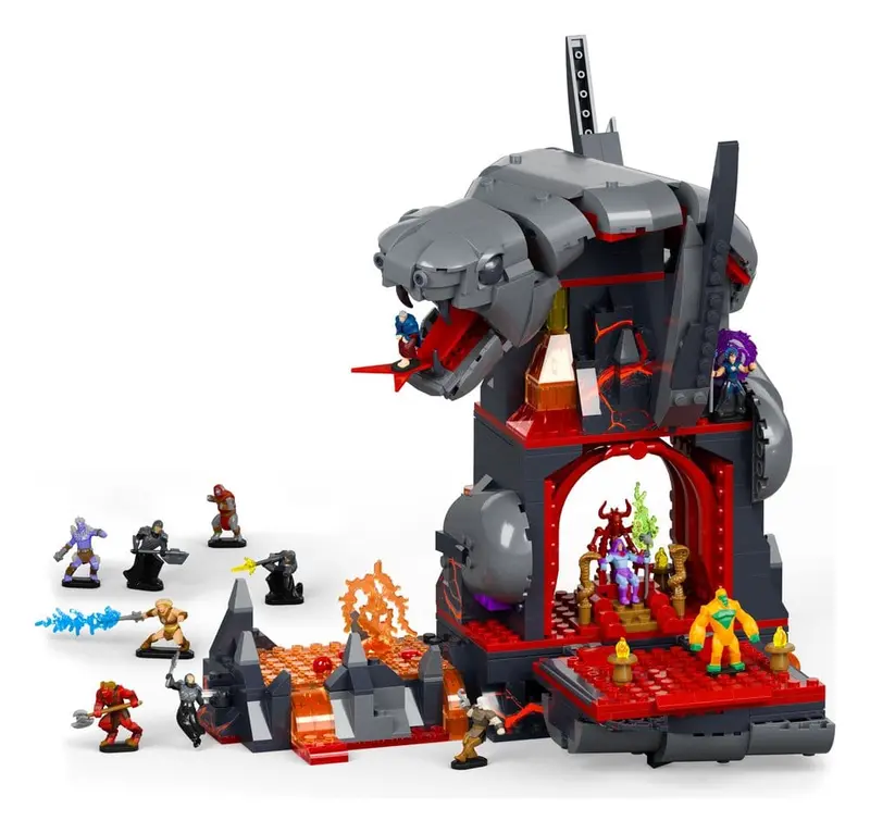 Masters of the Universe Mattel Brick Shop Bauset Snake Mountain
