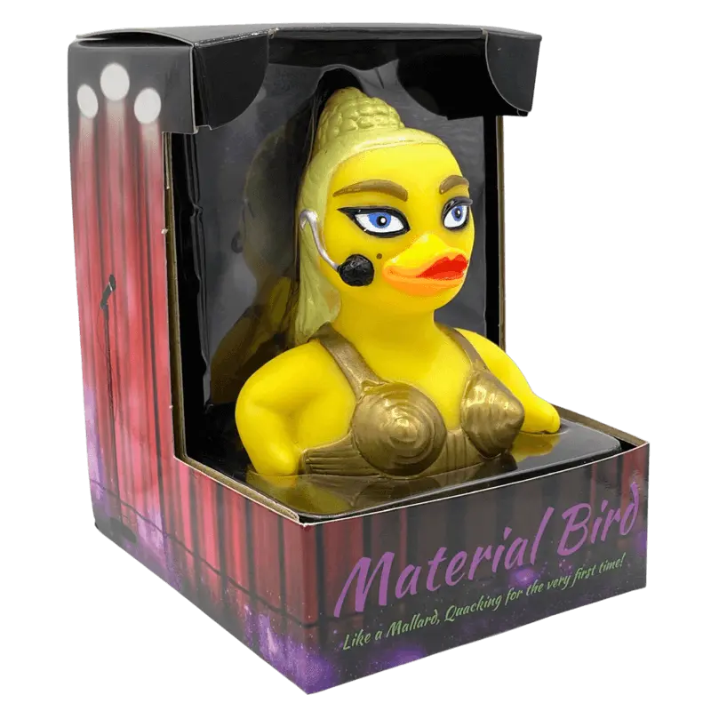 Material Bird Ente Badeente Quietscheente CelebriDucks