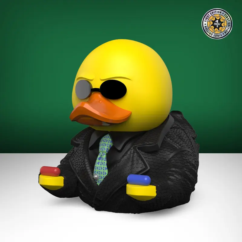 Matrix Morpheus Cosplay Deko Badeente Sammelfigur Tubbz