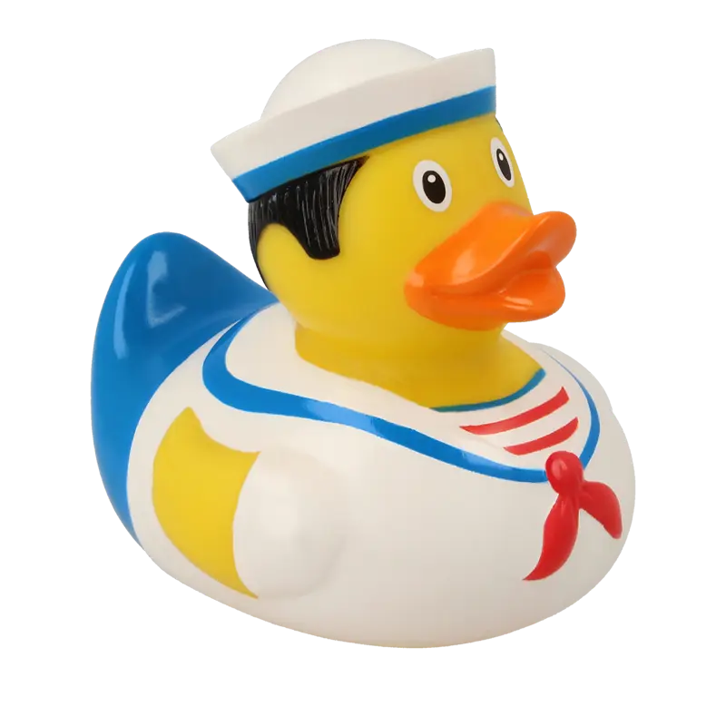 Matrose Schiff Maritim Badeente Quietscheente Gummiente Lilalu