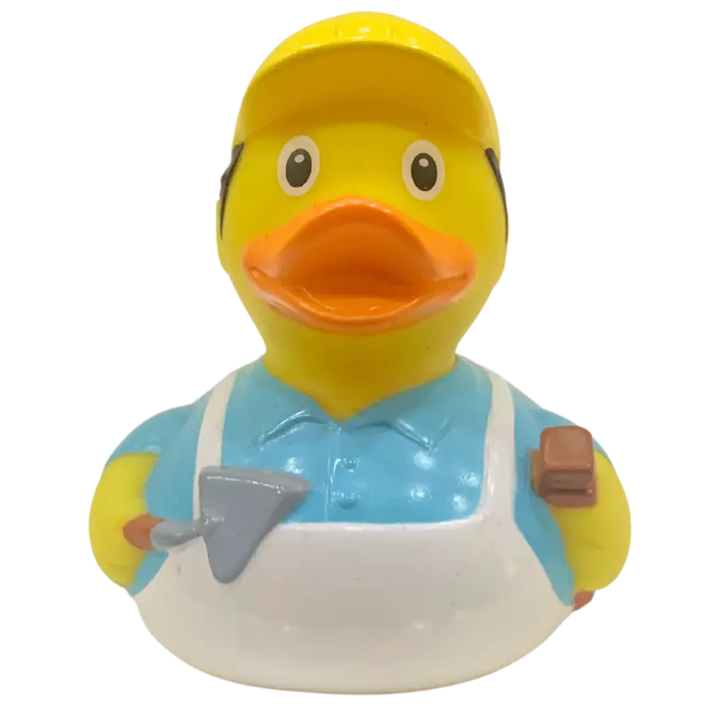 Maurer Ente Badeente Quietscheente Gummiente Lilalu