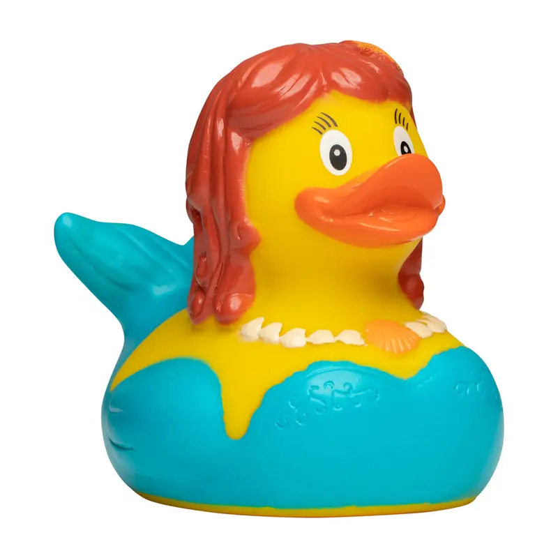 Meerjungfrau Ente Badeente Quietscheente Schnabels