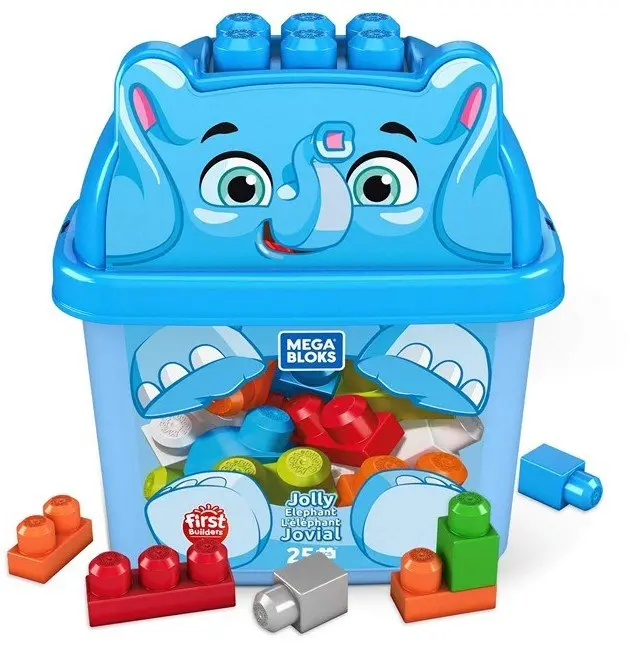 Mega Bloks Elefant Bausteinbox mit 25 Teilen