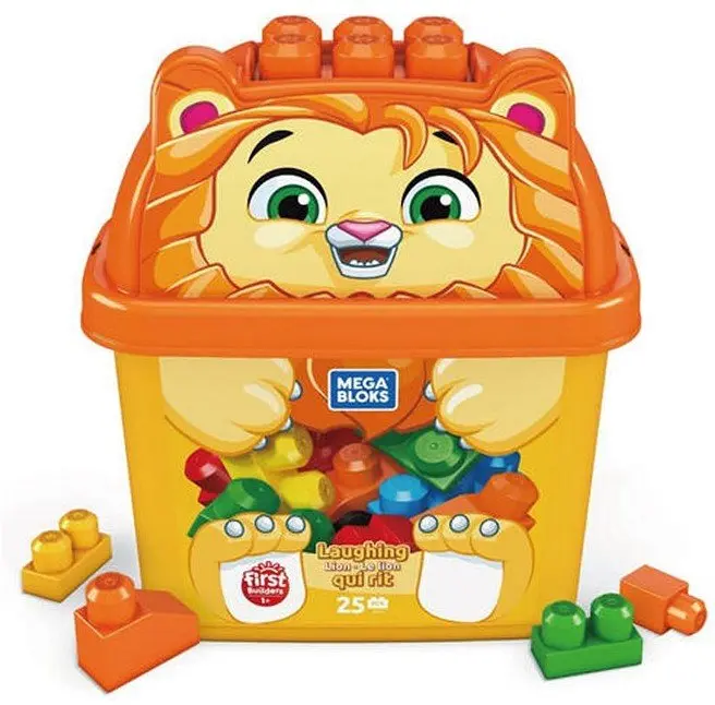 Mega Bloks Löwe Bausteinbox mit 25 Teilen