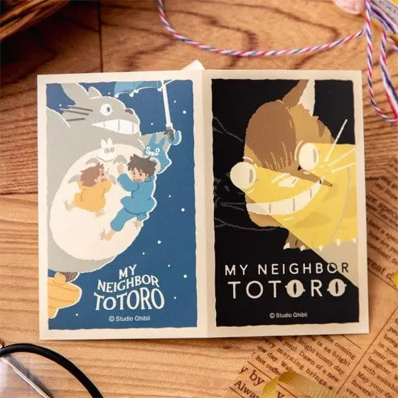 Mein Nachbar Totoro Sticker Catbus & Flying Totoro Retro