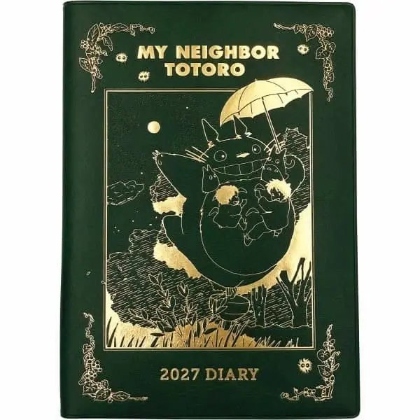 Mein Nachbar Totoro Tagebuch Totoro spinning top green gold foil