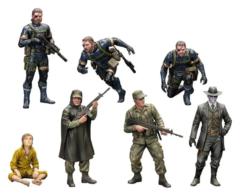 Metal Gear Solid V Plastic Model Kit 1/35 Metal Gear Solid Ground Zero Set 5 cm