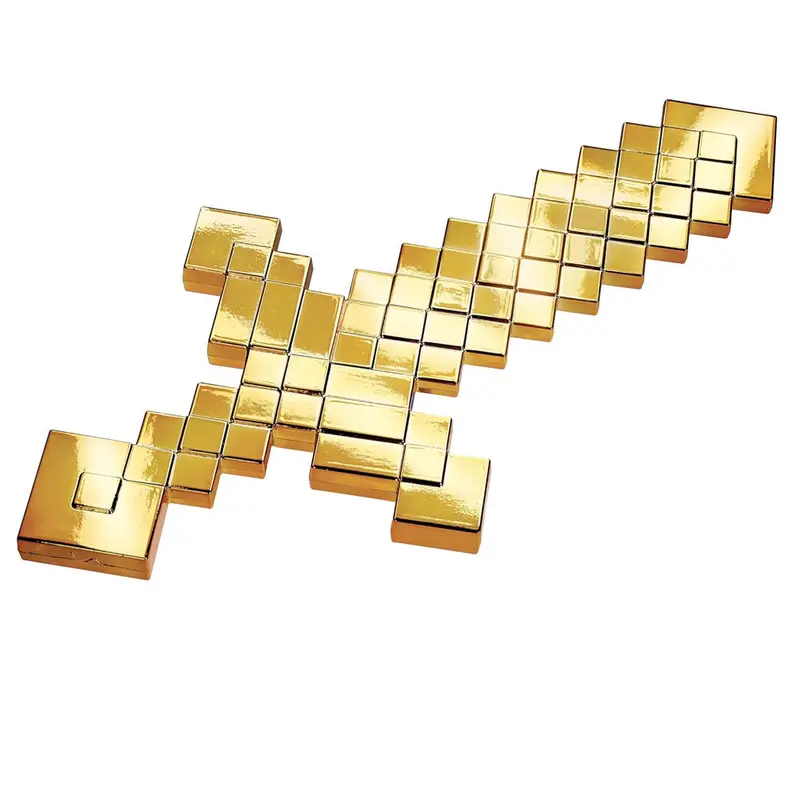 Minecraft Gold Slick Schwert, 50 cm