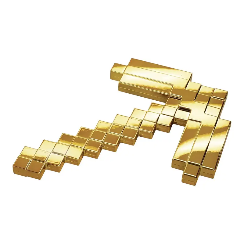 Minecraft Gold Slick Spitzhacke, 50 cm