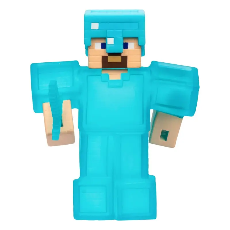 Minecraft Heroes of Goo Jit Zu Meteor Madness Dehnbare Figur Steve 12 cm