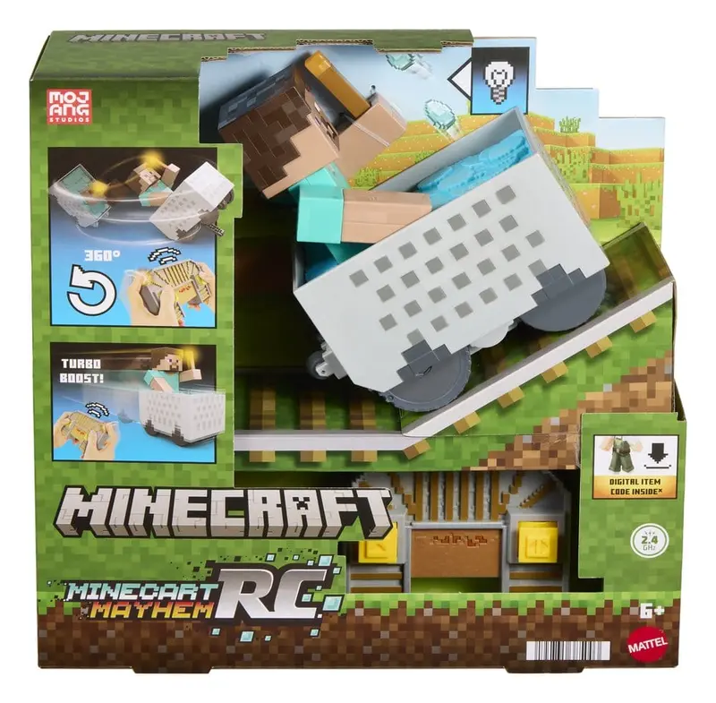 Minecraft RC Fahrzeug Steve in Minecart